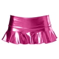 thumbnail image 4 of BLVB Women's Mini Skirt Low Waisted Stretchy Dance Performance Skorts Clubwear Party Outfit, 4 of 6