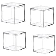 thumbnail image 2 of [Big Clear!]4 Pack Transparent Acrylic Plastic Square Cube Small Acrylic Box With Lid Storage Box Storage Box For Candy Pills And Small Accessories, 2 of 6