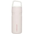 thumbnail image 1 of Botella de agua Stanley IceFlow Cap and Carry+ de 500 ml, cuarzo rosa, 1 of 3