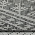 thumbnail image 4 of Well Woven Cascade Grey Indoor/Outdoor Diamond Medallion Area Rug 8x10 (7'10" x 9'10"), 4 of 8