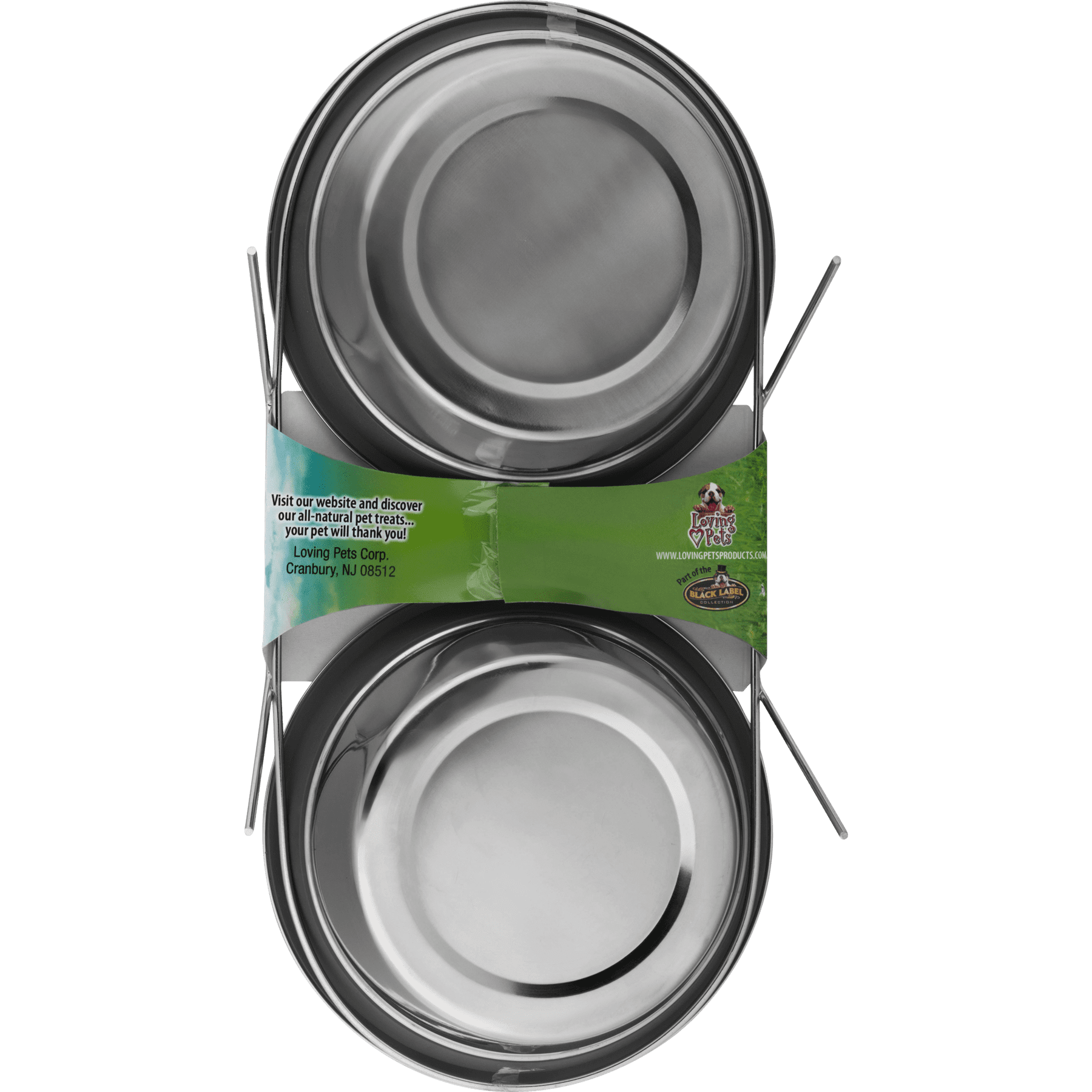 Loving Pets Silent Double Diner Noise-Free Dining Grey 2 Quart, 1.0 CT
