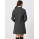 thumbnail image 4 of Abrigos de invierno raglán cruzados con solapa con muesca para mujer Gris Oscuro M, 4 of 6