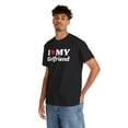 thumbnail image 3 of Mens I Love My Girlfriend T-Shirt Valentines Day Cotton Tee Gift Joke, 3 of 6