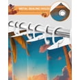 thumbnail image 4 of Fall Sunset Shower Curtain Set ，Waterproof Fabric Shower Curtains Rocking Chair Vacation Beach Shower Curtains for Bathroom,Bathroom Decor 72"x72", 4 of 7