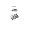 thumbnail image 5 of 24" Wide, Rhino Mats, Diamond  Plate Anti-fatigue Mat, Black w/ Yellow Borders, 15/16" Thick, Choose Length, 5 of 5