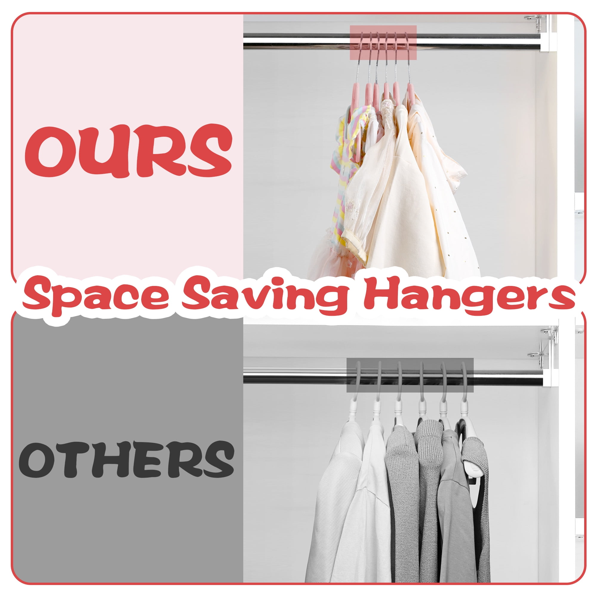 50 Pack Kids Hangers,Premium Velvet Strong and Durable Baby Hangers, Non-Slip Toddler Hangers, Baby Clothes Hangers With 360°Swivel Hook,12.8”Children Hangers,Ultra Slim and Stackable Space Saving