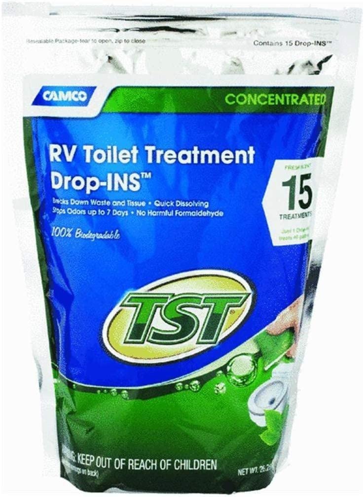Rv toilet treatment dropins fresh scent 15 count