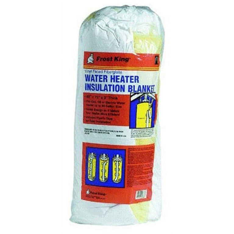 Frost King SP57/67 All Season Water Heater Insulation Blanket, 2 Thick x 48  x 75, R6.7