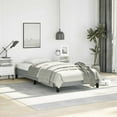 thumbnail image 1 of vidaXL Bed Frame Light Grey 100x203 cm Twin XL Fabric, 1 of 6