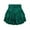 Green, variant on VUPSGEZ Women's Bead Skirt Skirt Stretch Solid Color Pleated Skirt (Dark Blue,L)