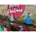 thumbnail image 3 of Lulu Decor, Cast Iron Christmas Trees in American Flag Colors Stocking Holder, Sold in Set of 3 Trees in Metallic Red, Blue & White Finish, Sturdy Stocking Hooks Hangers for Holiday Decoration, 3 of 4