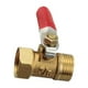 thumbnail image 2 of Billuyoard Interruptor de conector de manguera de rosca de doble extremo de válvula de bola de latón Type10 NO10, 2 of 6