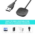thumbnail image 6 of MYKOMI 1 Pack Compatible with Fitbit Charger Cable, 1m Replacement Charing for Fitbit Sense/Versa 4, Magnetic Base Fitbit Accessories, Portable USB Charger Cable for Fitbit Sense/Sense 2/Versa 3, 6 of 8