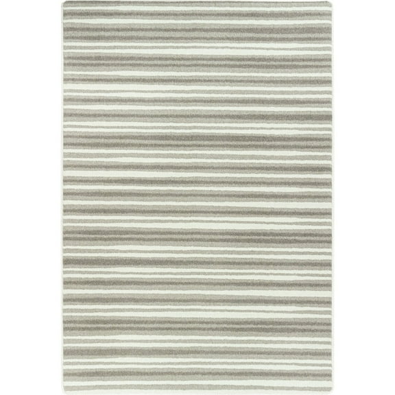 Between the Lines 7'8" x 10'9" area rug in color Linen