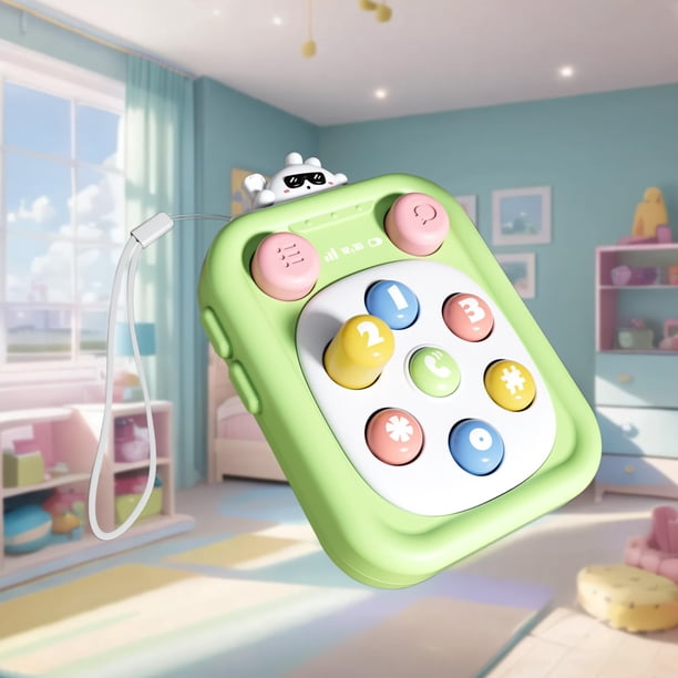 Juguetes de piscina, juguetes para bebés y niños pequeños. Juego de golpear al topo con rábano. Juegos de empujar para niños. Mini juguete adorable para padres e hijos. Juego interactivo antiestrés pa