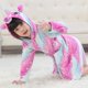 thumbnail image 1 of 3-10 años niño niña lindo unicornio albornoz ropa de dormir polar niños bata bata, 1 of 3