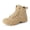 Wheat, variant on Men's Hiking Boots Outdoor Mid Trekking Backpacking Mountaineering Shoes Walking Outdoor Work Boots, Black