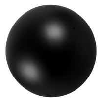 WEUVEB Decorative Black Metal Gazing Globe for Lawn Garden Reflective Art Display