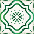 thumbnail image 6 of Mi Alma Floral Green Tile Stickers - Removable Vinyl 4x4, 24 pcs, 6 of 11