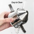 thumbnail image 7 of BQBQERT Hand Drip Coffee Maker Stainless Steel Filter Cup Professional Pouring Over Coffee Cup Suitable for or Travel, 7 of 7