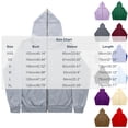 thumbnail image 3 of Dagugfen Sweatshirts for Men with Hooded Long Sleeve Full Zip up Cinch Cuff Loose Fitted Sports Casual Sweatshirts with Pockets(XXS,White), 3 of 5