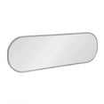 thumbnail image 6 of Kate and Laurel Caskill Modern Capsule Panel Mirror, 16 x 48, Silver, Decorative Oval Full Length Accent Mirror for Wall, 6 of 8
