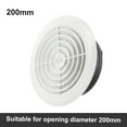 thumbnail image 1 of Grille de Ventilation Murale Ajustable Ronde 75-200mm, 1 of 9