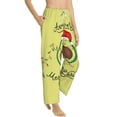 thumbnail image 2 of Fotbe Avocado Merry Christmas Women's Pajama Pants,Sleepwear Pants,Pj Bottoms Drawstring And Pockets-XX-Large, 2 of 9