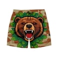 thumbnail image 4 of Kakii Men's Novelty Beach Shorts Quick Dry Swimwear Sports Running Swim Board Shorts, 4 of 8