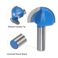 thumbnail image 4 of Uxcell 2packs Router Bit Core Box 1/2 Shank 1-5/8 Inch Cutting Dia. 2 Flutes Carbide Cutter, 4 of 5