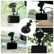 Clispeed Portable Suction Cup Mount Secure Dash Cam Holder Plastic Black 1Set