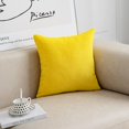thumbnail image 2 of Large Yellow Pillow Covers 24x24 Inch Set of 2 Modern Farmhouse Rustic Decorative Throw Pillow Covers Square Cushion Case for Living Room Home Sofa Couch Decoration, 2 of 7