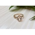 thumbnail image 3 of HeartsAndYou 0.8ct Natural Peach Morganite Engagement Ring 14k SOLID Rose Gold Halo Women, 3 of 9