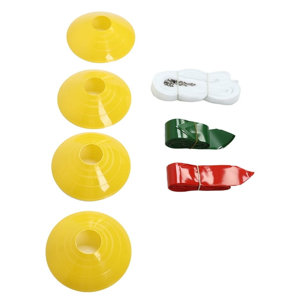 Juego de Banderas de Fútbol 10 Cinturones de Fútbol para Jugadores Kit de Banderas 10 Cinturones 30 Banderas 4 Conos Bolsa de Transporte para Bandera de Fútbol
