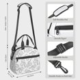 thumbnail image 2 of Disketp Hand Drawn Snake Lonchera Térmica para Mujer y Hombre, Bolsa de Almuerzo Reutilizable e Impermeable para Trabajo, Viajes y Picnic, 2 of 7