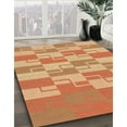 thumbnail image 2 of Ahgly Company Indoor Round Patterned Yellow Orange Area Rugs, 7' Round, 2 of 6