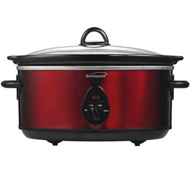 Brentwood SC-150R RED 6,5 Qt Mijoteuse&44; Rouge
