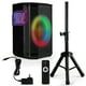 thumbnail image 1 of Altavoz Bluetooth Pyle, altavoz portátil de 8 pulgadas y 120 W con micrófono TWS, 1 of 8