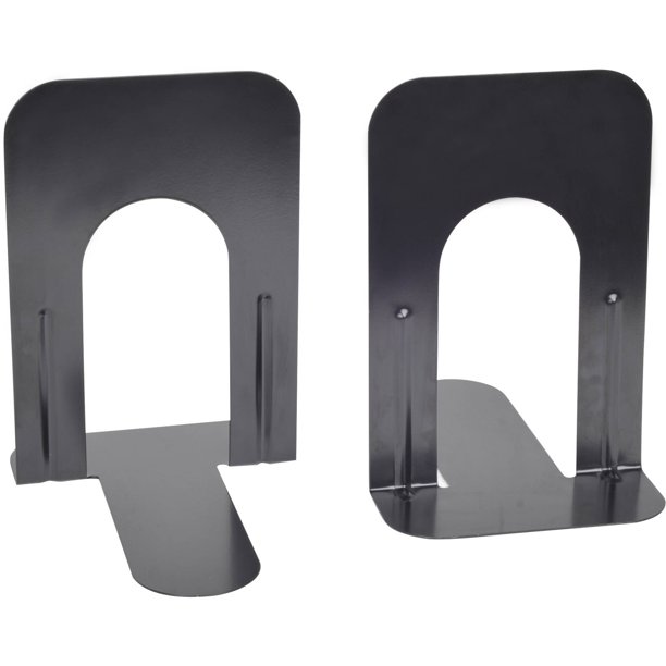 Casemate Metal Bookends 1 Pair Black Walmart Com Walmart Com