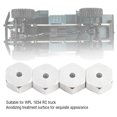 thumbnail image 3 of Aluminium Alloy 5mm To 12mm Wheel Hex Hub Adapter for WPL 1634 RC Truck (Silver), 3 of 5