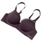 thumbnail image 3 of Sujetador sin costuras Mujer Ropa interior inalámbrica Letras Sujetador Hacer subir de copa fina para niñas, Morado, 38 / 85AB Methold AP001148-32B, 3 of 7