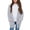 Gray Coat for Kid, variant on Kids' Open-Front Teddy Knit Cardigan with Pocketed Cozy Warm Casual Coat for Fall Daily Wear Gray 140