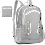 30L Small Size Waterproof Kids Sport Backpack,Miniature Outdoor Hiking Traveling Daily Backpack,for Girls Boys(Gray)