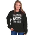 thumbnail image 3 of Some Moms Cuss Too Much Funny Mother Women Plus Size Sweatshirt Brisco Brands 5X, 3 of 6