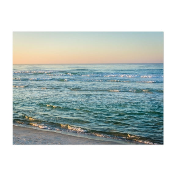 The Gulf at Sunrise - Panama City Beach Florida Photography Unframed Wall Art Print 5 x 7 inches
