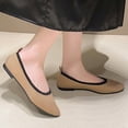 thumbnail image 6 of Womens Shoes,Casual Shoes Comfortable On for Work Leisure Closed Toe Casual Shoes for Casual Dressess,Shoes for Women,Khaki,6.5, 6 of 6