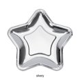 thumbnail image 2 of kurtrusly 20x Pentagram Dinner Plates Conversation Starter At Next Gathering Save Time Disposable Plate silver, 2 of 6