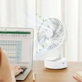 thumbnail image 5 of AZXY 6-Inch Desk Fan,Small Fans for Desk,Desktop Fan,Battery Small Quiet Personal Tabletop Fans for Bedroom Home, 5 of 6