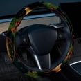 thumbnail image 2 of Christmas 14.5 Inch Printing PVC Leather Car Wheel Covers Steering Wheel Cover Auto Accessories, 2 of 6