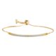 thumbnail image 1 of Pulsera para las mujeres deslizante de oro chapado en joyas de circonio clásico tenis elegante pulsera brillante pulseras, 1 of 6